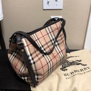 Authentic Burberry Brit Medium Tote